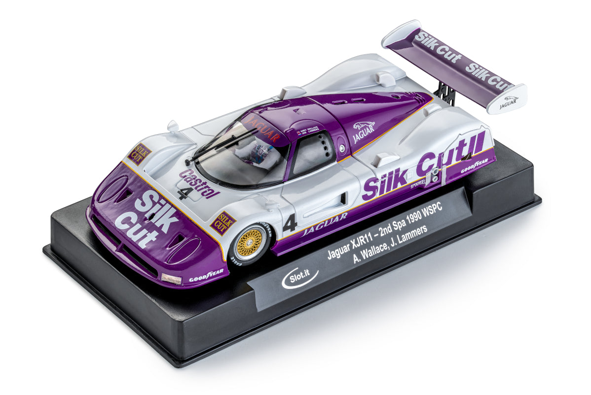 Slot.it Jaguar XJR11 2nd Spa 1990 WSPC Silk Cut 1/32 Slot Car SICA62A CA62A.