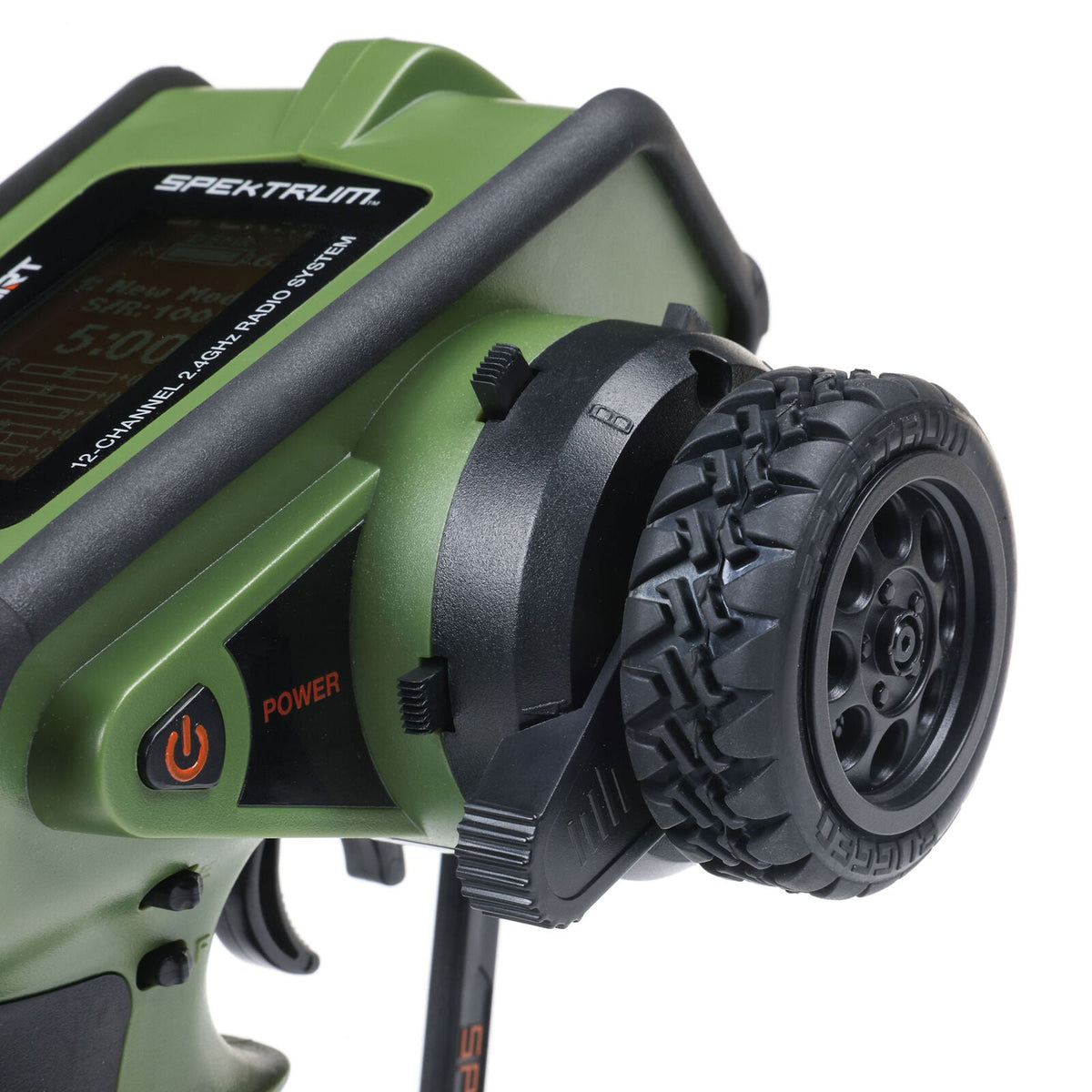 Spektrum SPMR6220G DX Rugged+ 12-Channel DSMR+ Surface Transmitter, Green