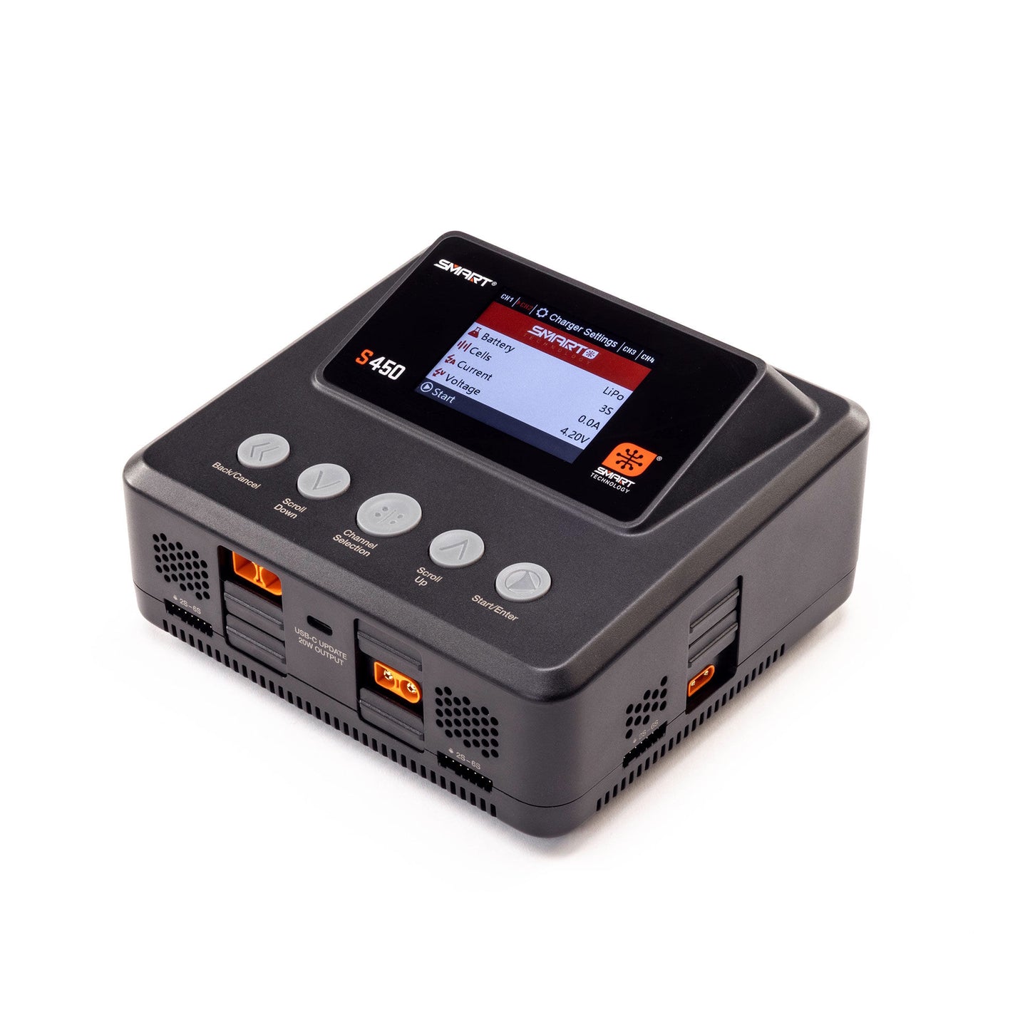 Spektrum SPMXC3040 S450 G2 AC/DC Smart Charger 4x50W