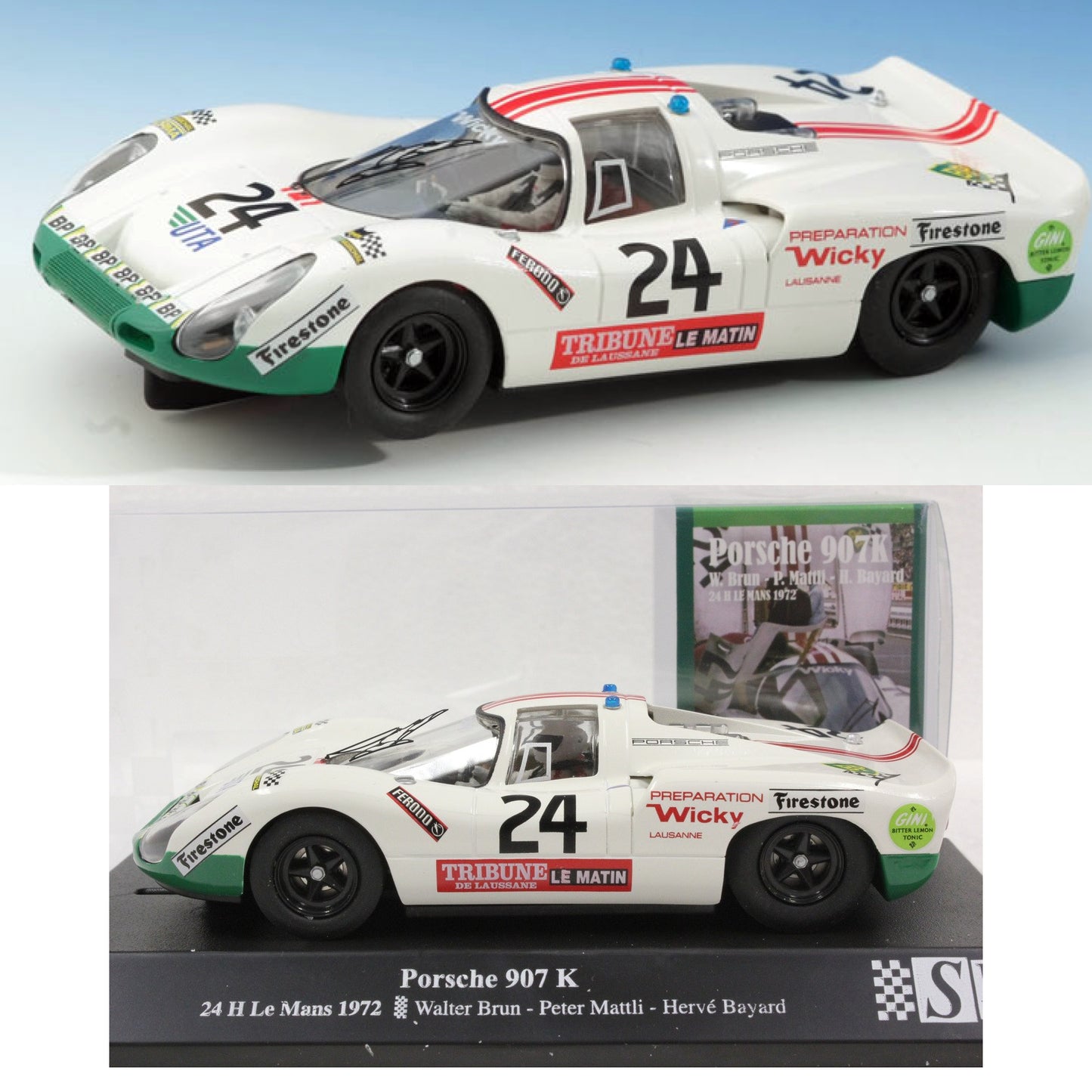 SRC Porsche 907K 24H Le Mans 1972 00205 1/32 Slot Car