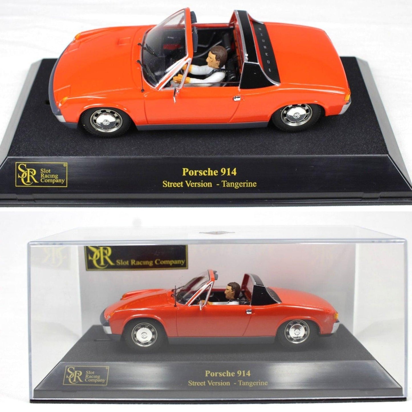 SRC Porsche 914/6 Tangerine Street 1/32 Slot Car 02006.