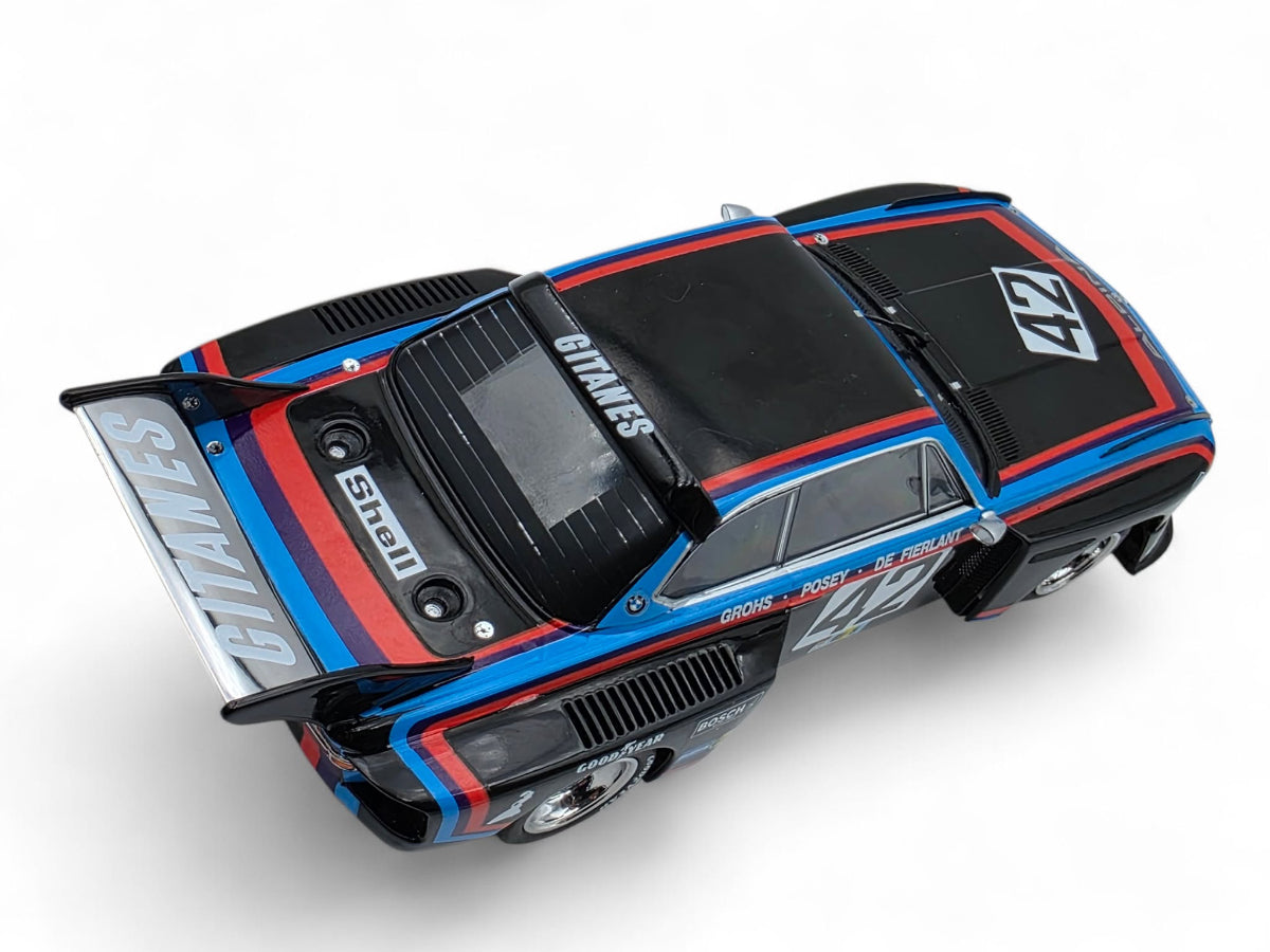 Sideways BMW 3.5 CSL Gr.5 Le Mans 24h 1976 1/32 Slot Car SW87