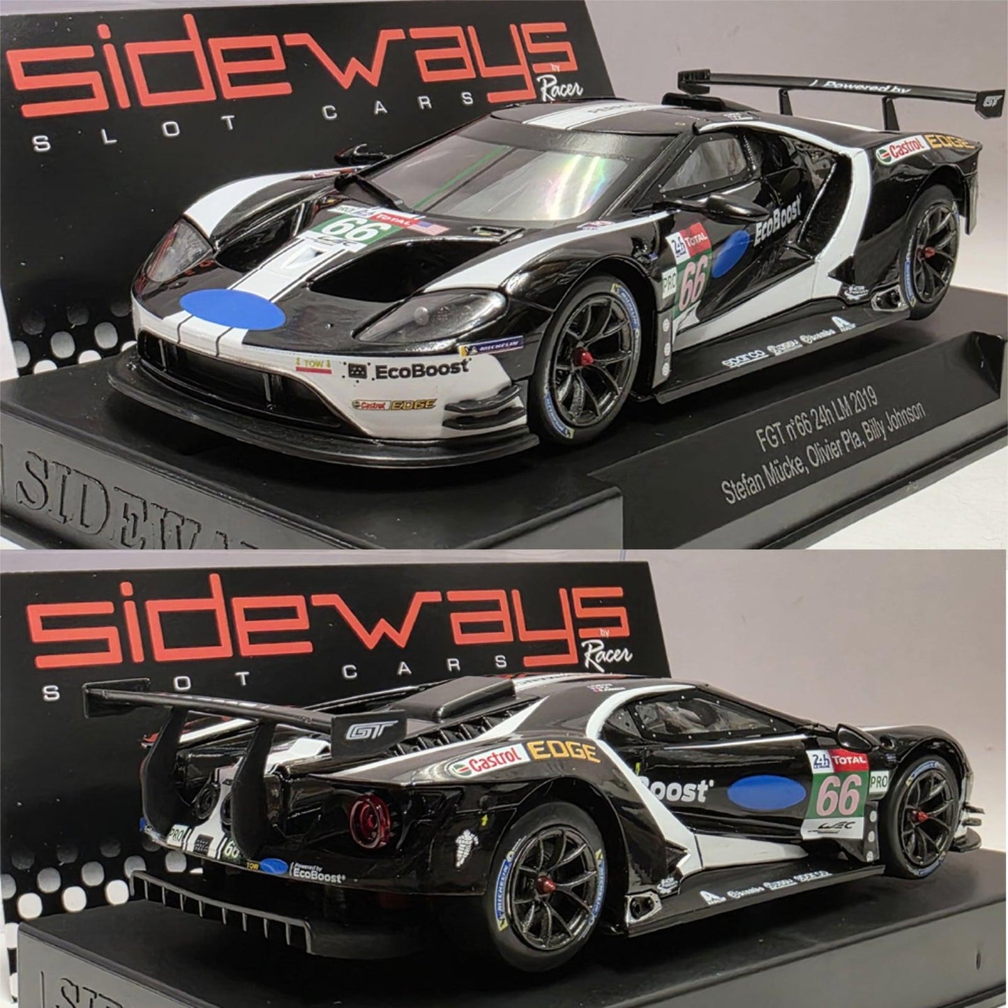 Sideways Ford GTE GT3 #66 24h Le Mans 2019 1/32 Slot Car SWCAR02F