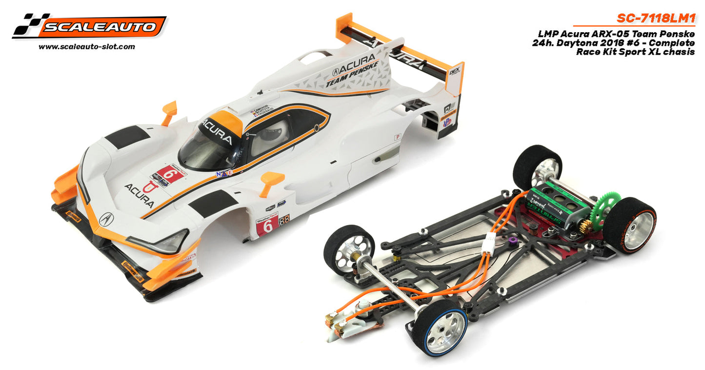Scaleauto Acura ARX-05 LMP Daytona SPORT XL 1/24 Slot Car SC-7118LM1