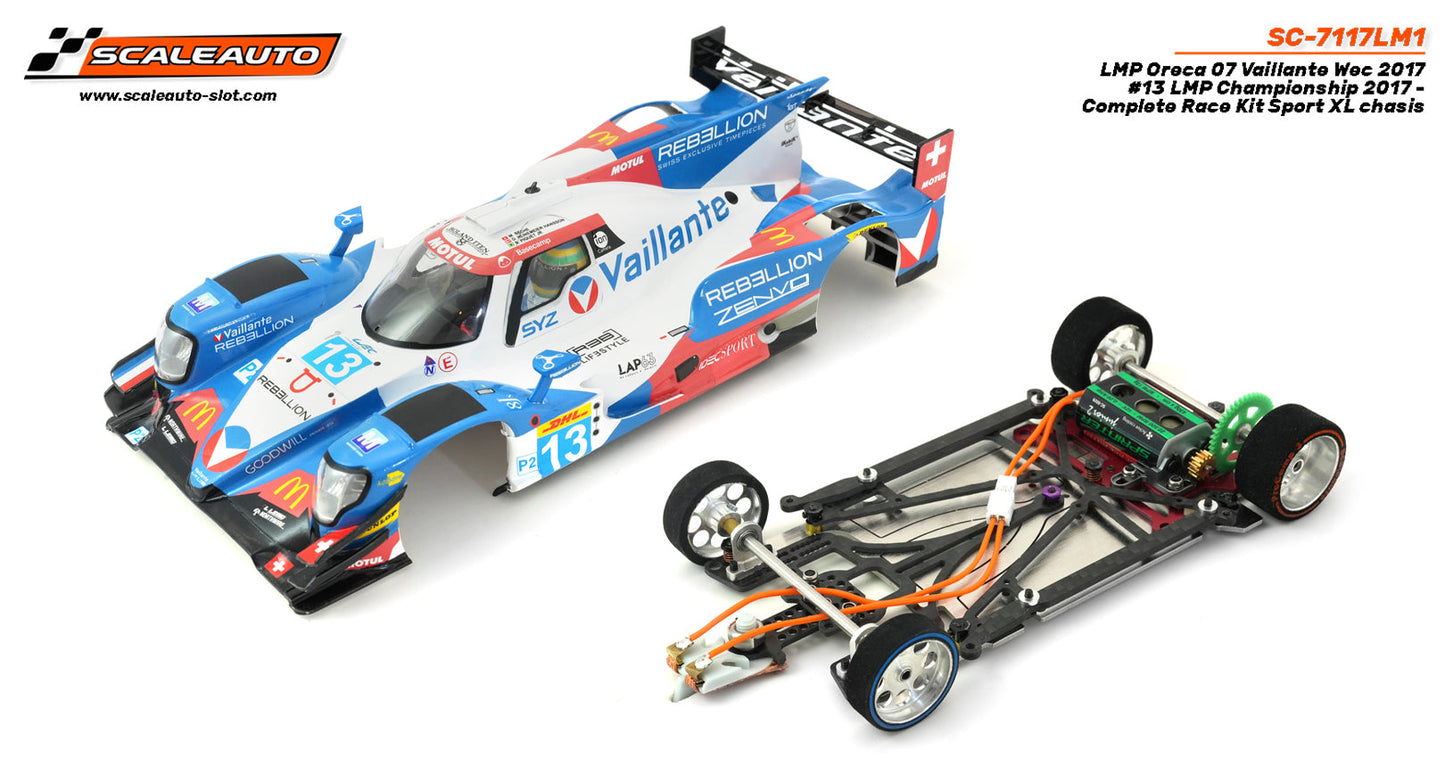 Scaleauto Oreca 07 LMP Vaillante Wec 2017 SPORT XL 1/24 Slot Car SC-7117LM1