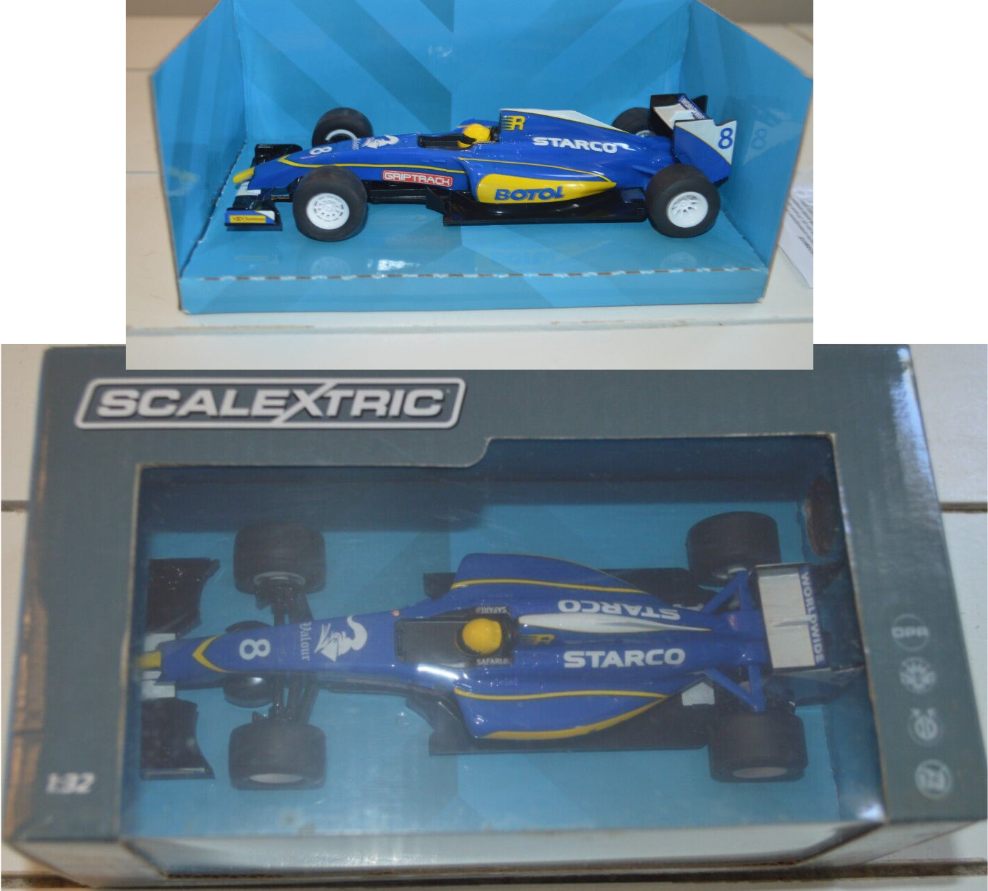 Scalextric C3704 GP Racer Blue Starco F1 Formula 1/32 Slot Car