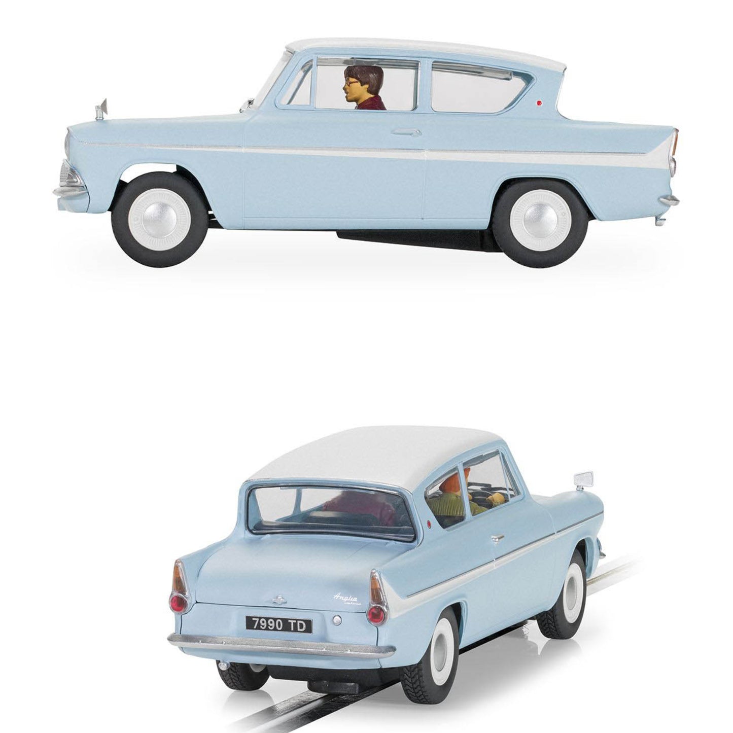 Scalextric C4504 Ford Anglia 105E Harry Potter 1/32 Slot Car.