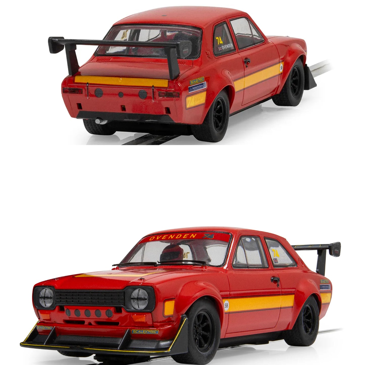 Scalextric C4571 Ford Escort MK1 RSR Tom Ovenden 1/32 Slot Car DPR.