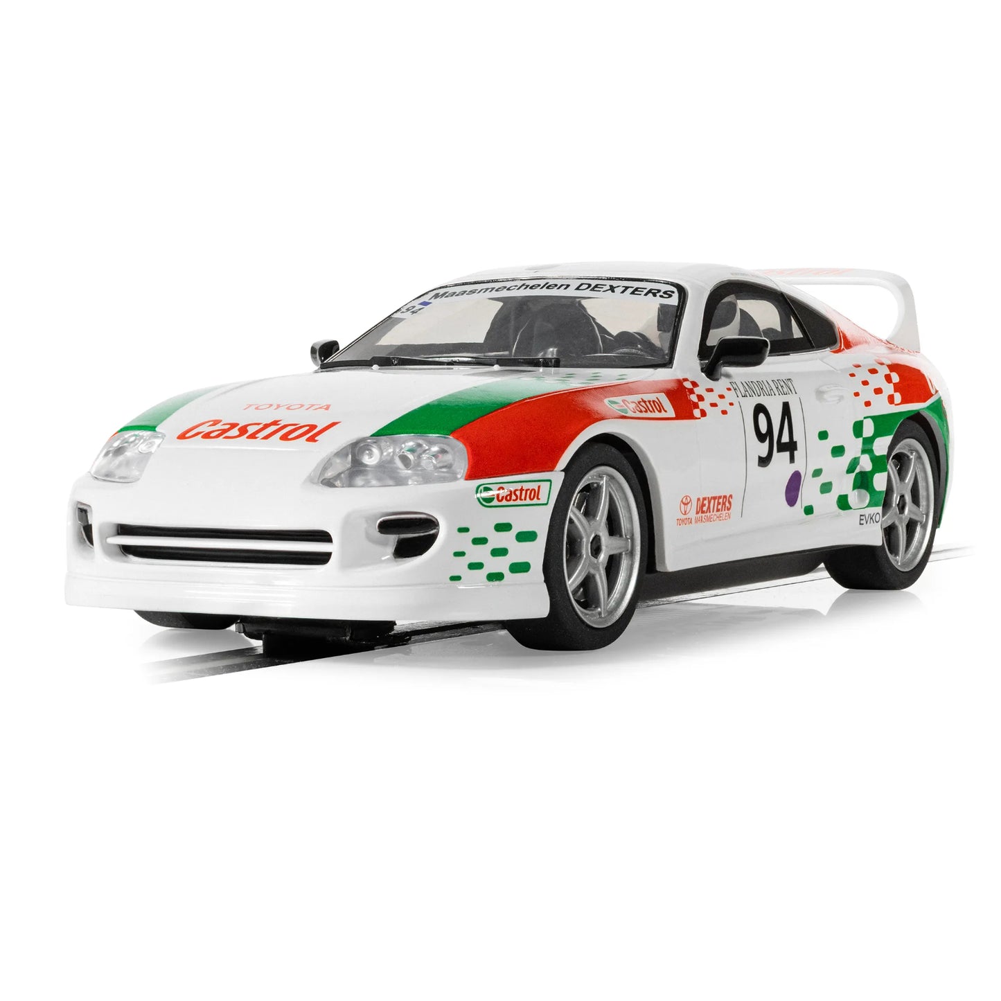 Scalextric C4616 Toyota Supra Mk IV Castrol Spa Racing Festival 2002 1/32 Slot Car.
