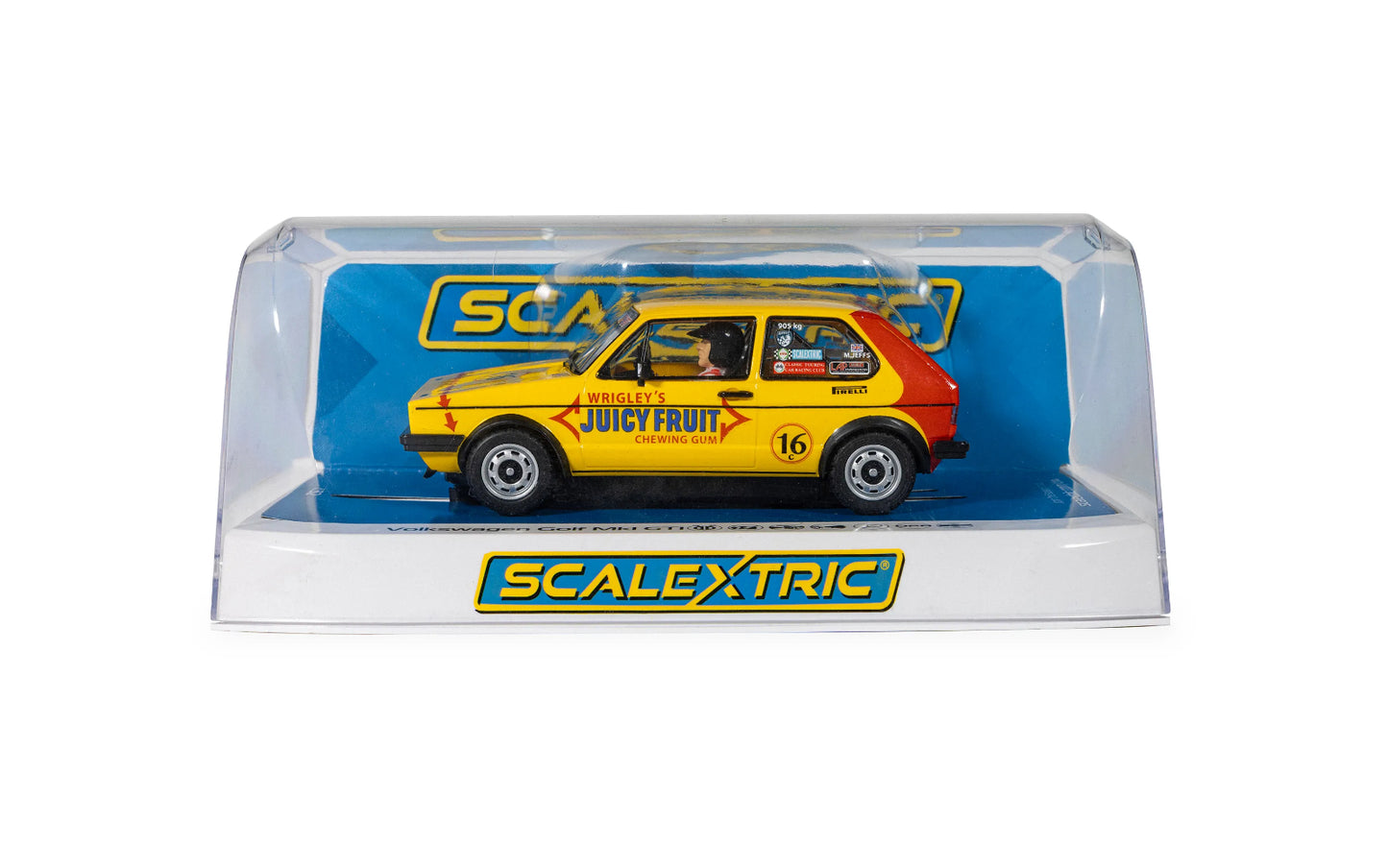 Scalextric Volkswagen Golf MK1 GTI Juicy Fruit 1/32 Slot Car C4625