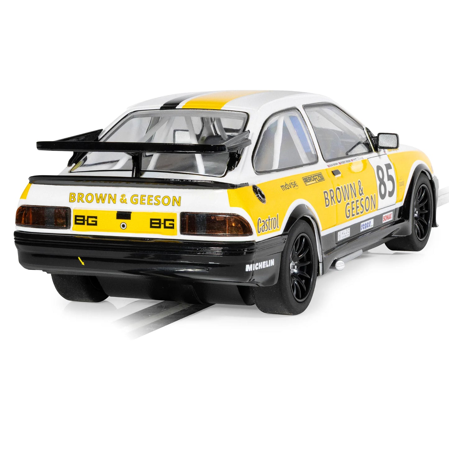 Scalextric C4628 Ford Sierra RS500 YTCC Dan Brown 2024 1/32 Slot Car DPR