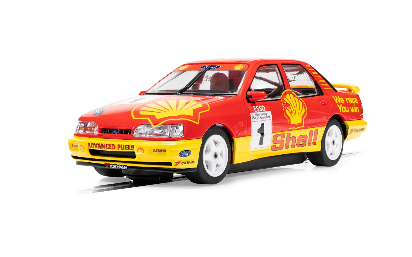 Scalextric Ford Sierra Sapphire Shell BTCC 1/32 Slot Car C4632