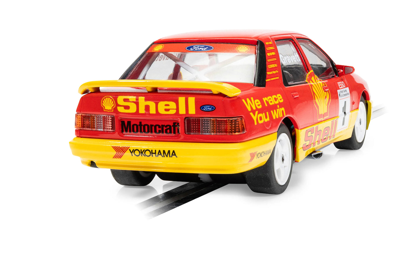 Scalextric Ford Sierra Sapphire Shell BTCC 1/32 Slot Car C4632