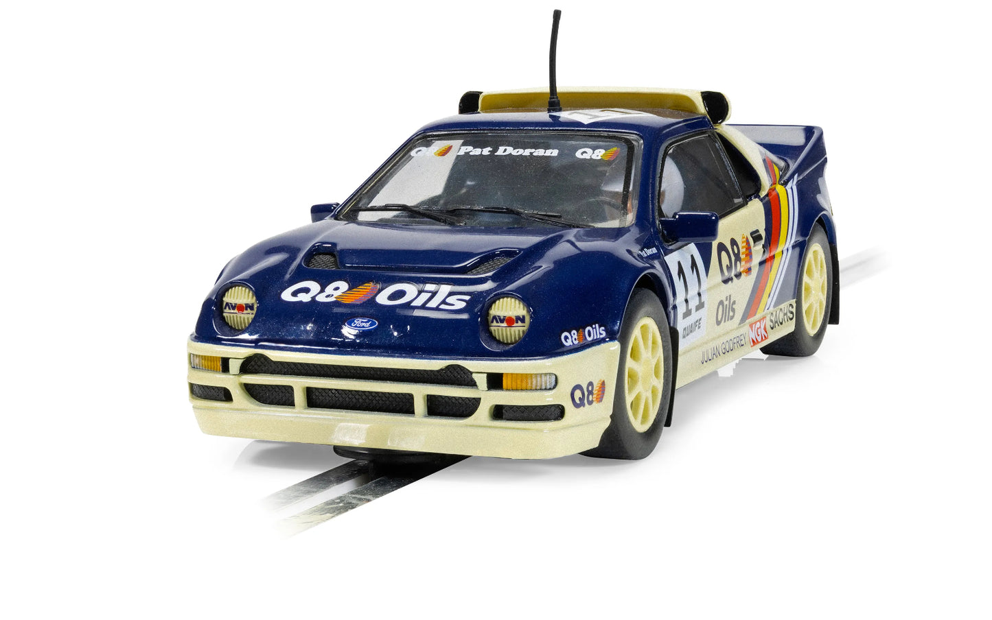 Scalextric Ford RS200 Pat Doran Rally 1/32 Slot Car C4667 DPR
