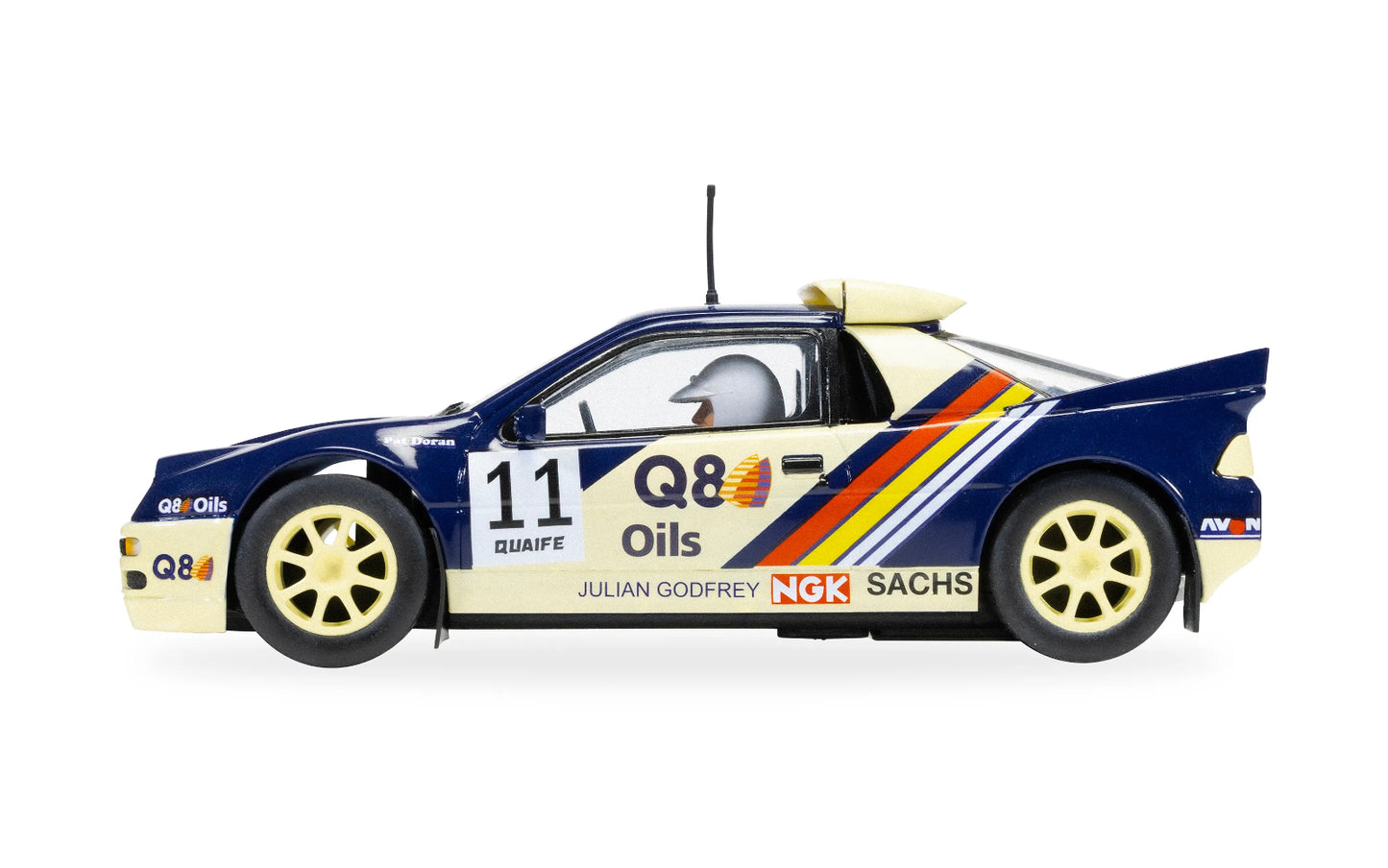 Scalextric Ford RS200 Pat Doran Rally 1/32 Slot Car C4667 DPR