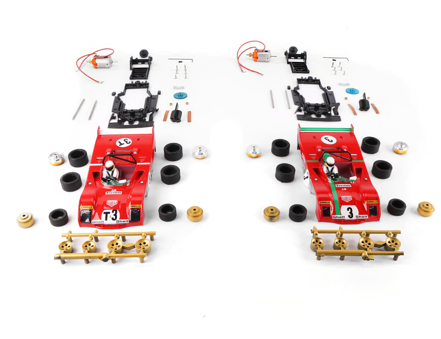 Slot.it KW01 Ferrari 312PB 1972 Targa Florio Winners SET 312 1/32 Slot Car Kit