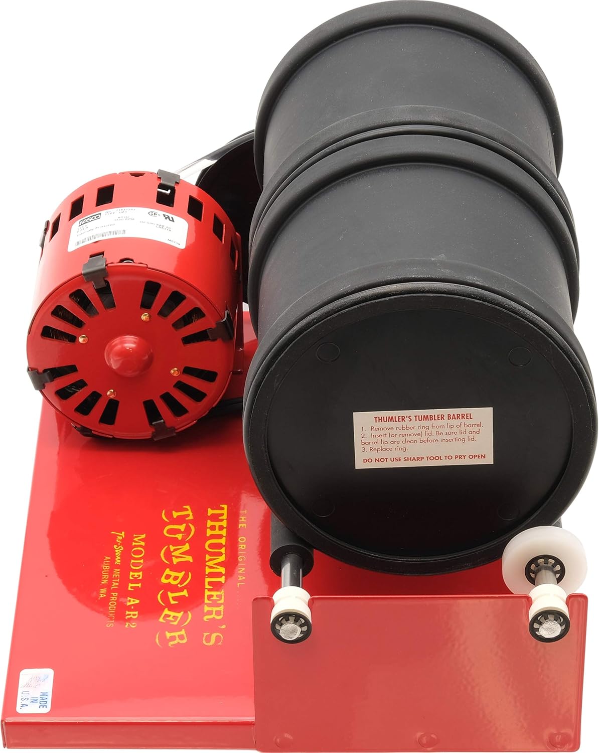 Thumler's Tumbler A-R2 Rotary Rock Tumbler Two Barrels
