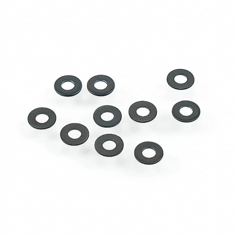 Tekno RC 1264 – M2.6×6.0x0.5mm Washer (black, 10pcs)