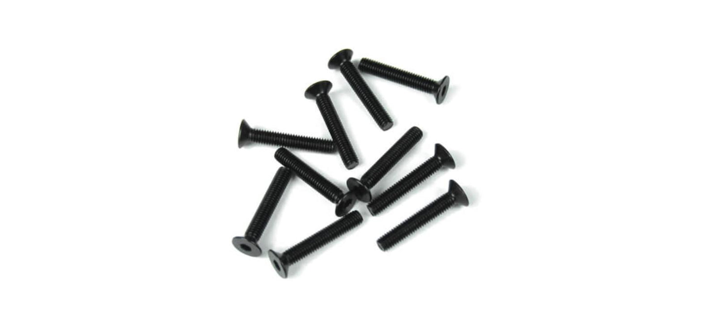 Tekno RC TKR1328 M3x18mm Flat Head Screws