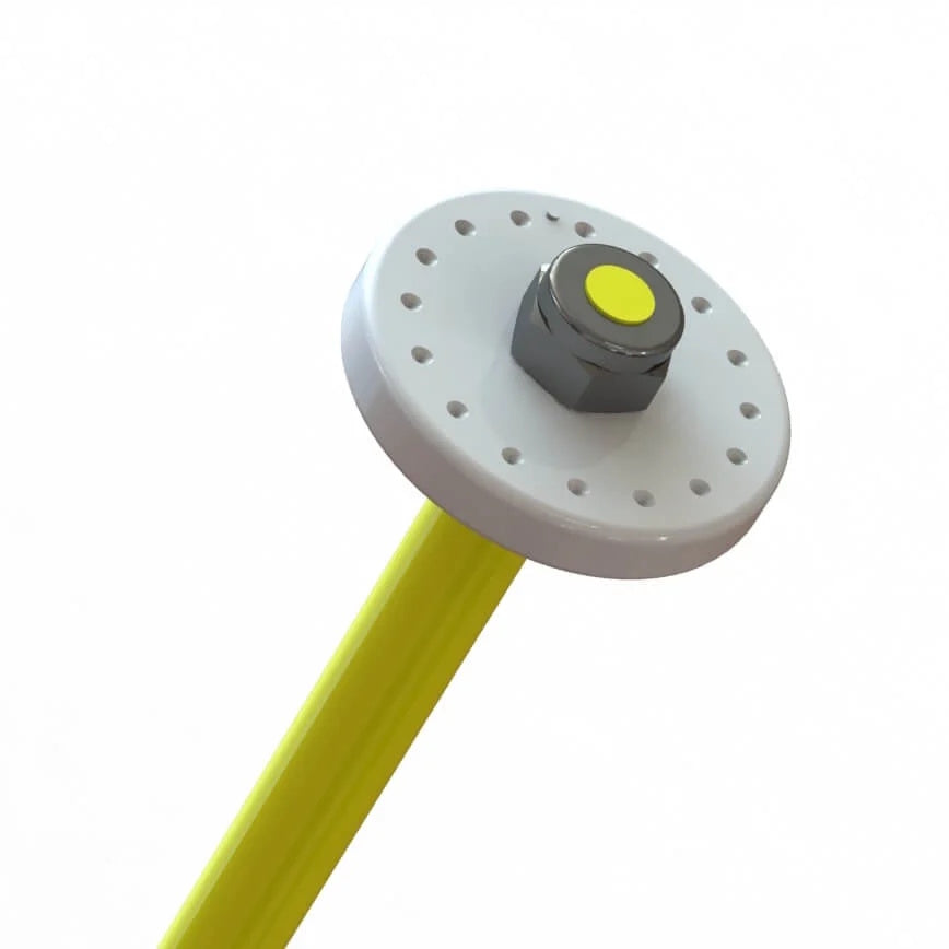 Tekno TKR6134 Shock Piston Blanks (flat/flat, 15.8mm, 16 dimples, req. TKR1267)