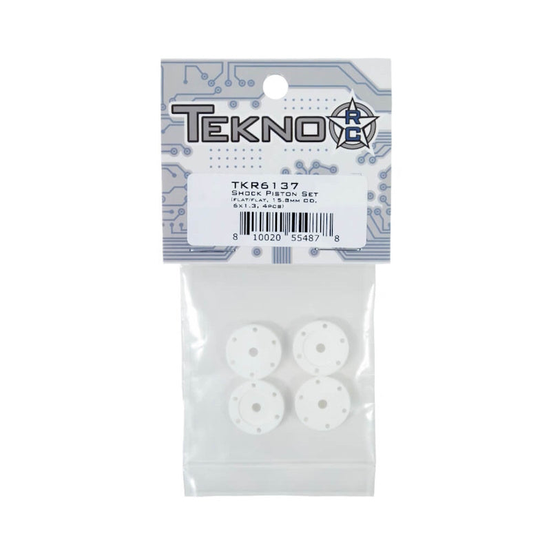 Tekno RC 6137 – Shock Piston Set Flat/flat All 16mm Shocks 6×1.3, 4PCS