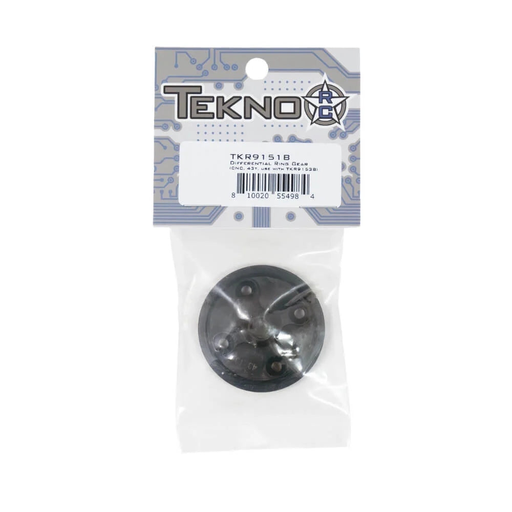 Tekno RC TKR9151B – Differential Ring Gear (CNC, 43t, use with TKR9153B)