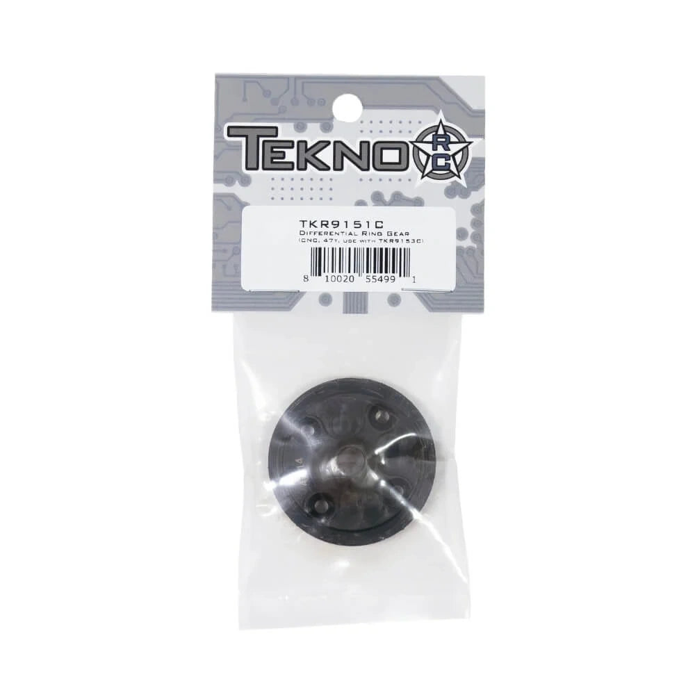 Tekno TKR9151C – Differential Ring Gear (CNC, 47t, use with TKR9153C)