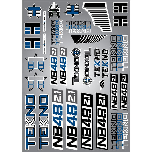 Tekno RC TKR9348 Decal Sheet NB48 2.1