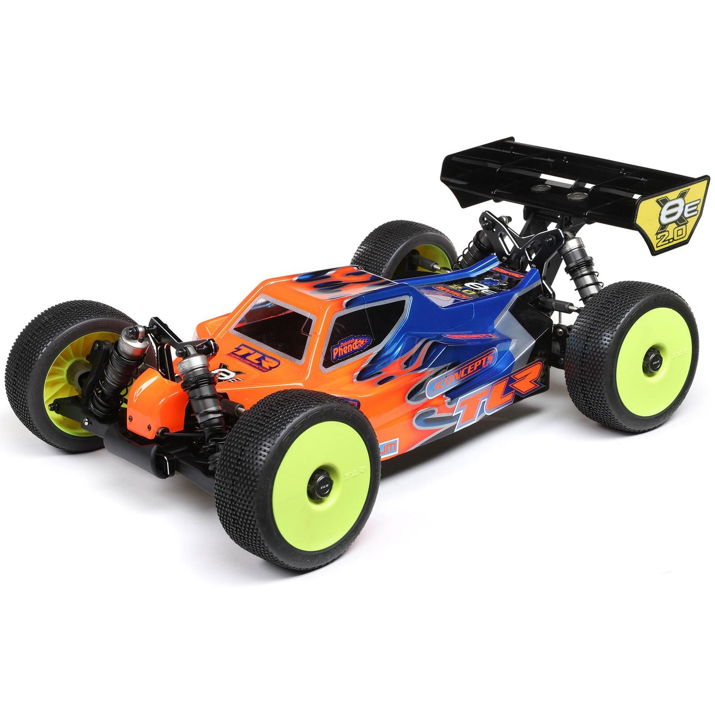Losi TLR04012 1/8 8IGHT-X/E 2.0 Combo 4X4 Nitro/Electric Race Buggy Kit