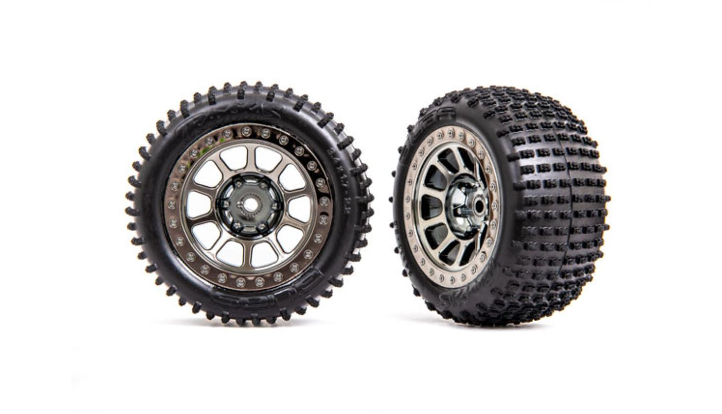 Traxxas 2470T Alias Tires Wheels Bandit Rear