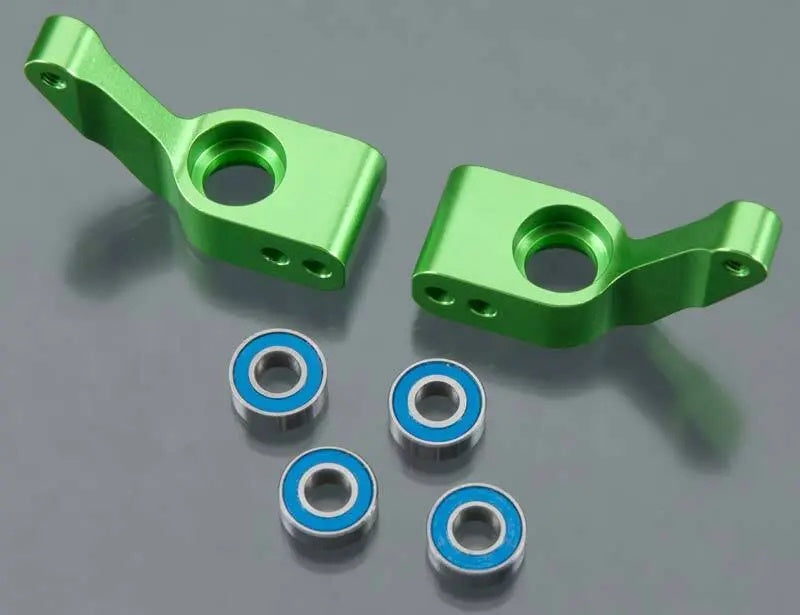 Traxxas TRA3652G Aluminum Rear Stub Axle Carriers Green 1/10 Rustler VXL / XL-5 - PowerHobby