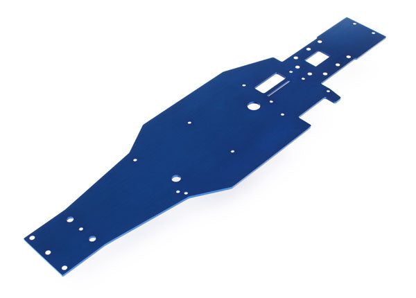 Traxxas 4422 Blue Aluminum Lower Chassis Nitro Slash