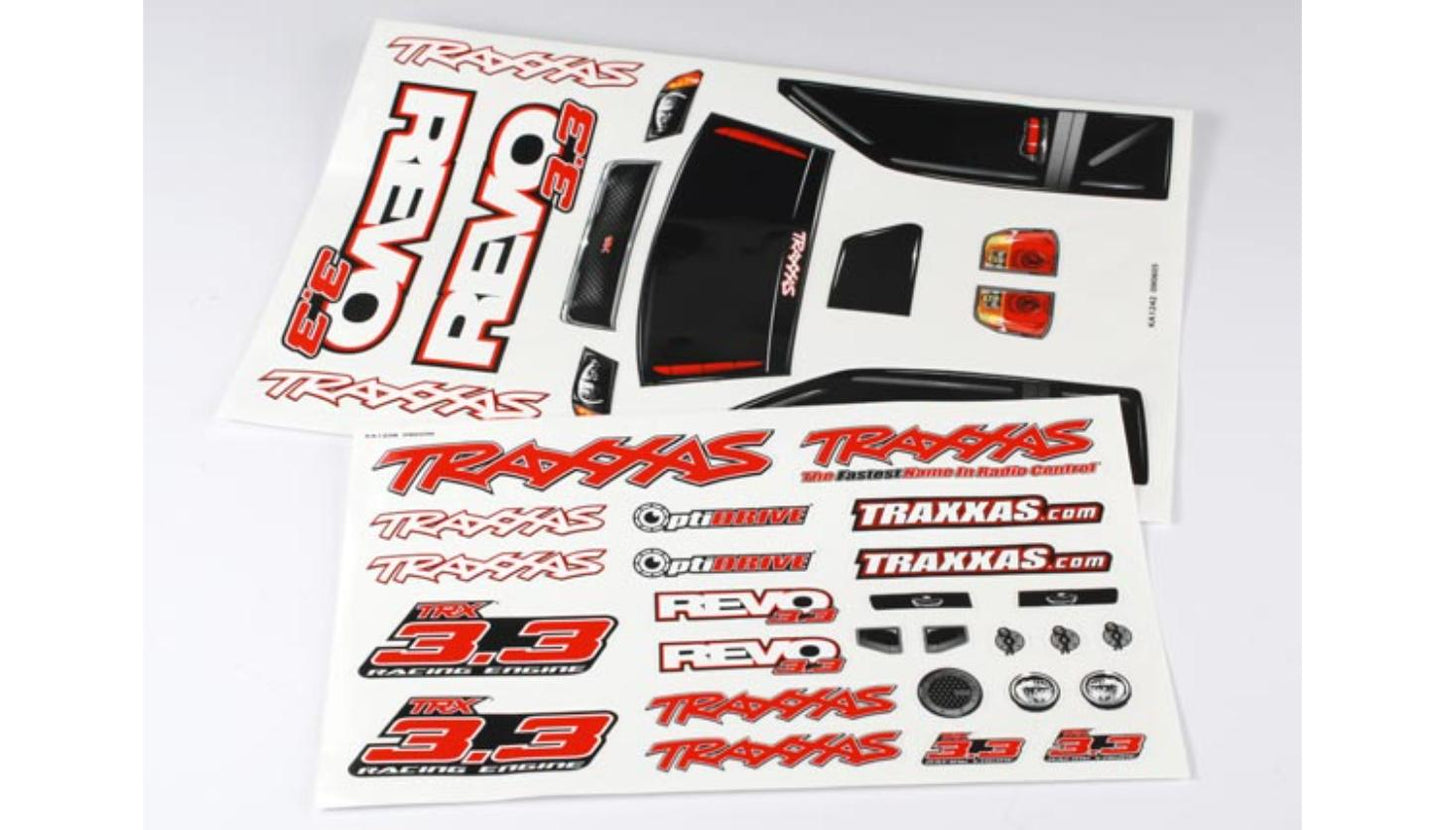 Traxxas 5313R Revo 3.3 Decal Sheets