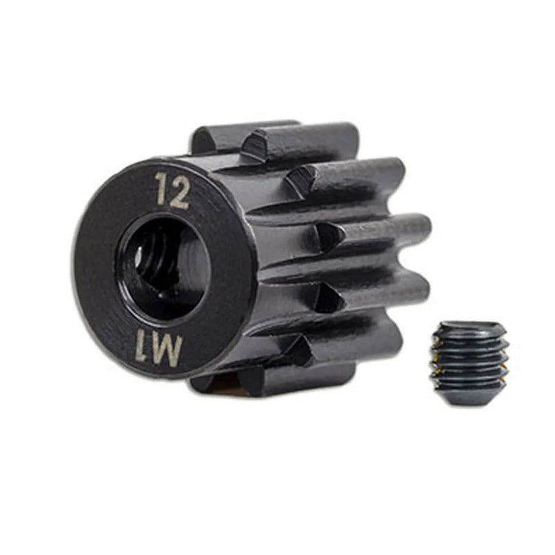 Traxxas TRA6482X Pinion Gear 12T 1.0 Mod/5mm Shaft w/Screw Sledge - PowerHobby