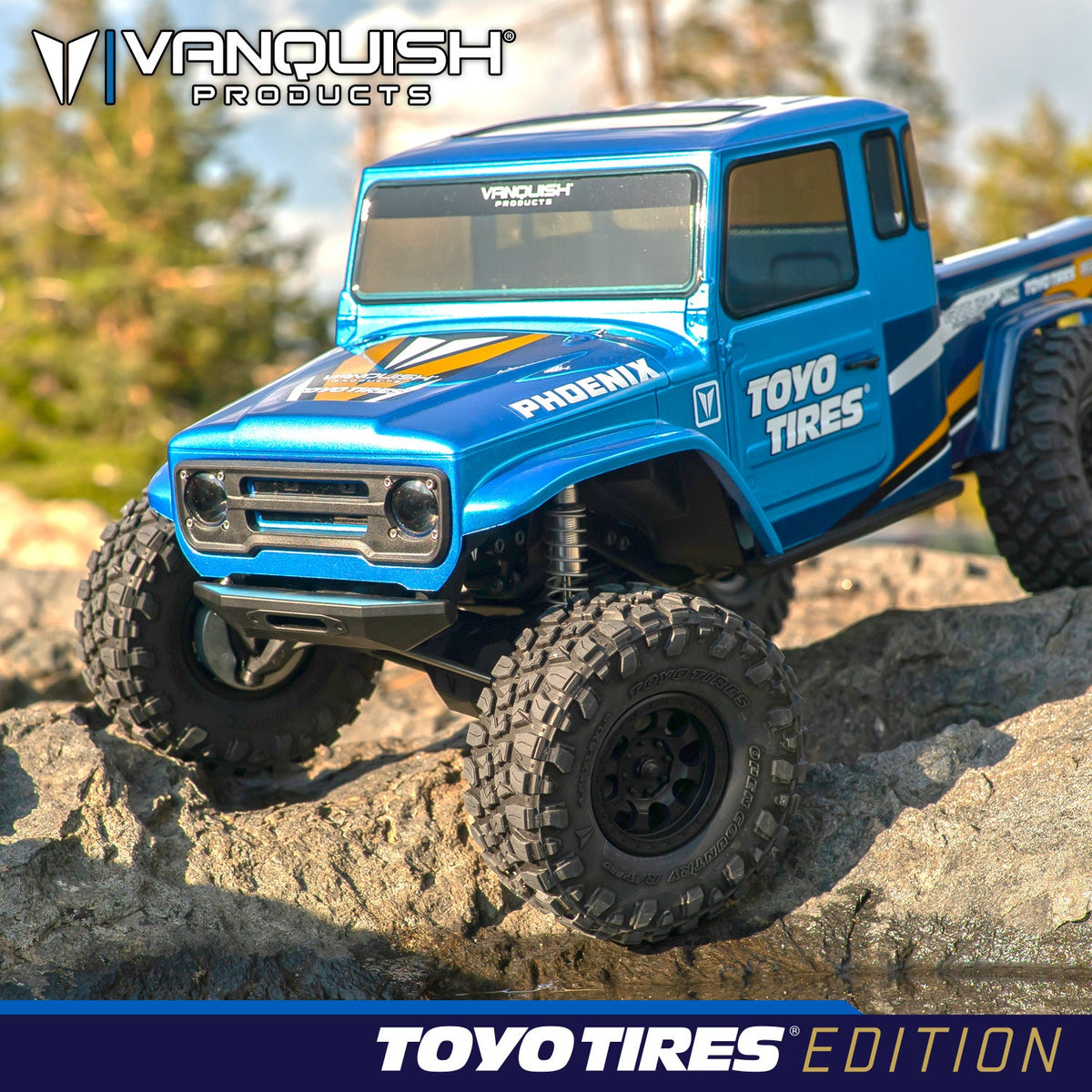 Toyo Edition crawler on rocks