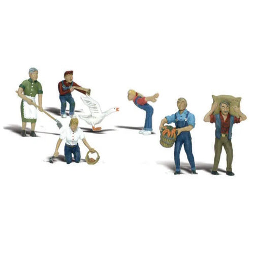 Woodland Scenics A2152 N Scale People Farm People - PowerHobby