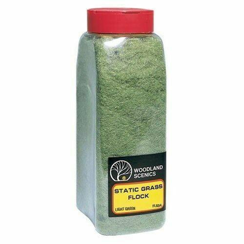 Woodland FL634 Flock Light Green - PowerHobby