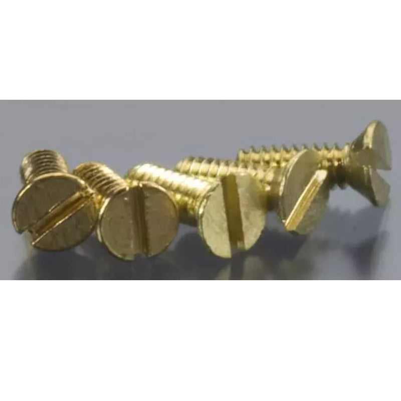 Woodland Scenics H854 Flat Head Screws 2-56 1/4" (5)