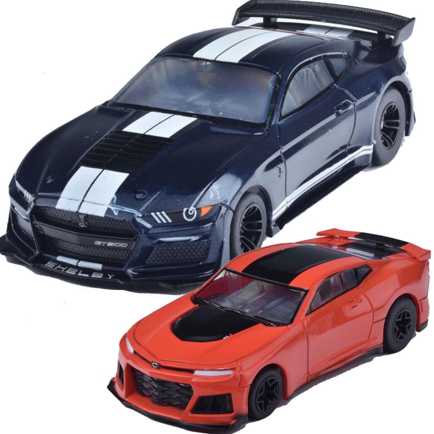AFX Horsepower Shootout HO Slot Car Track Set Ford Mustang Camaro ZL1 22063