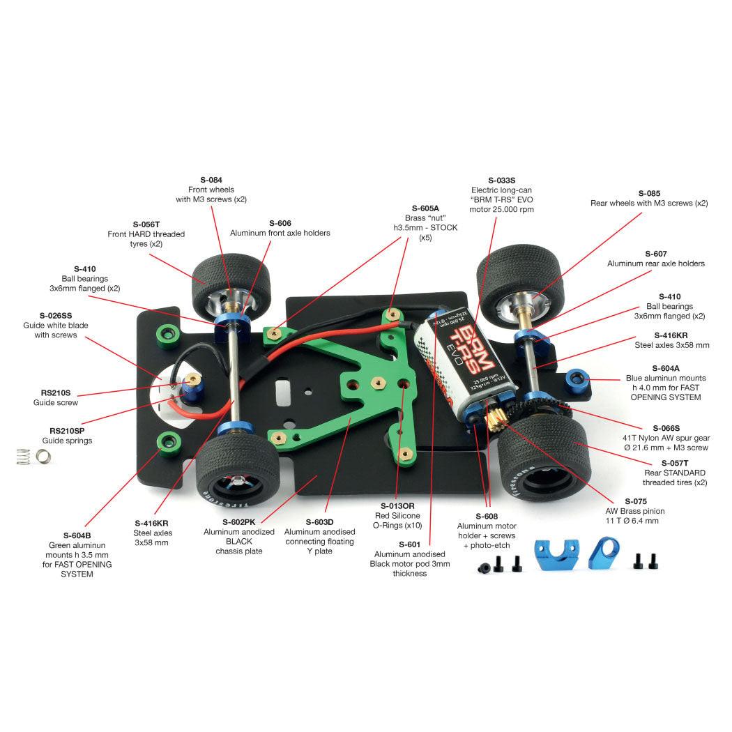 BRM 1/24 Porsche 917K #4 Lucky Strike 9h Kyalami 1971 Slot Car BRM175