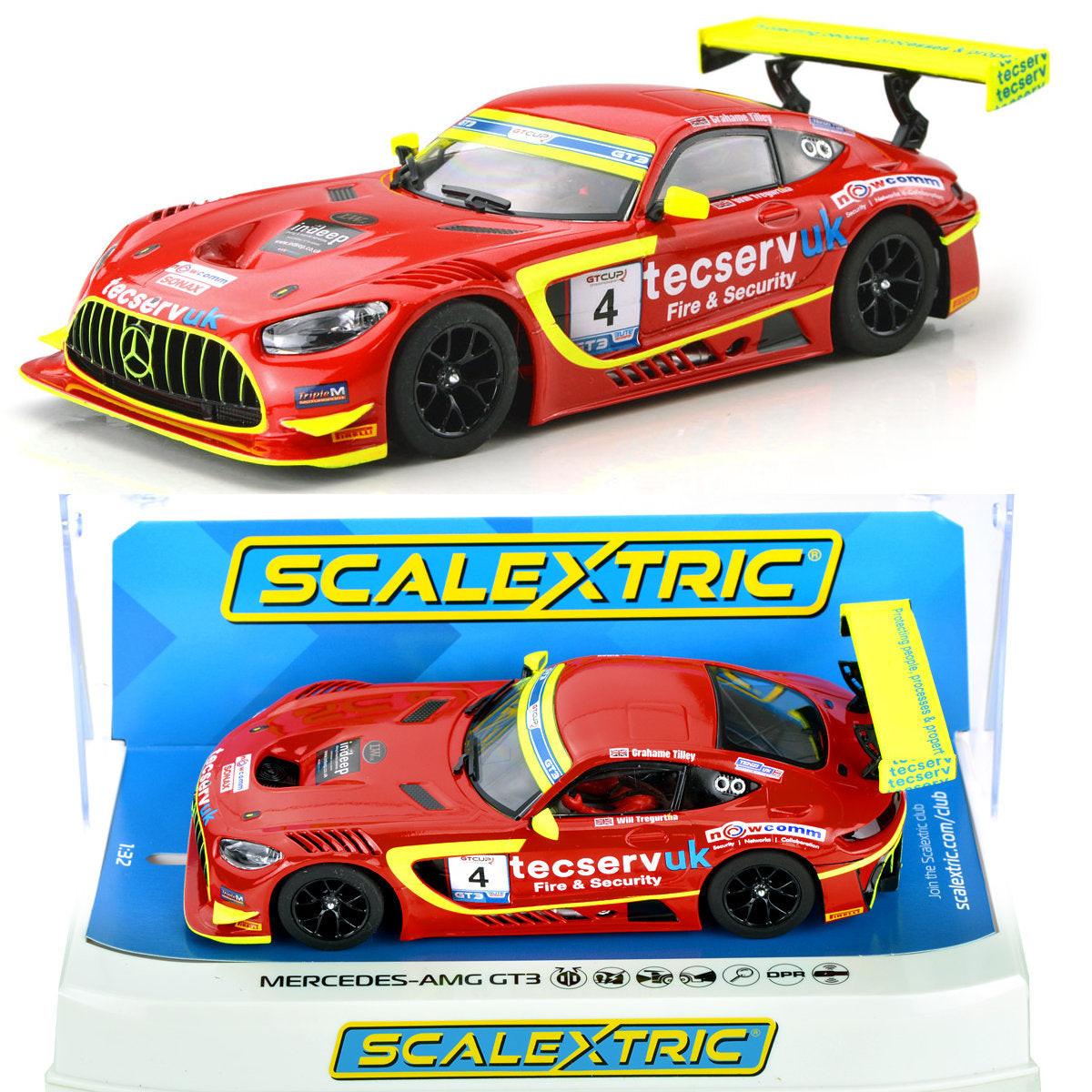 Scalextric Mercedes-AMG GT3 Tecserv UK 1/32 Slot Car C4332