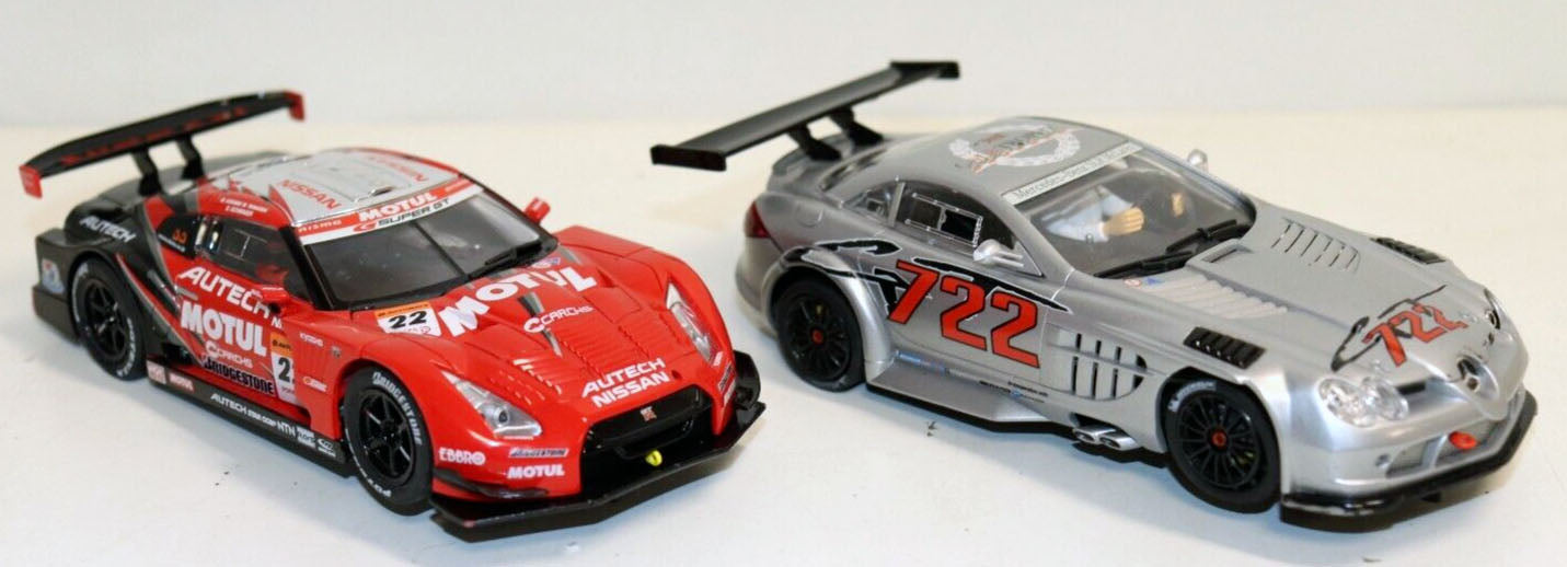 Carrera Nissan GTR GT500 Mercedes SLR McLaren GT 1/32 Slot Car
