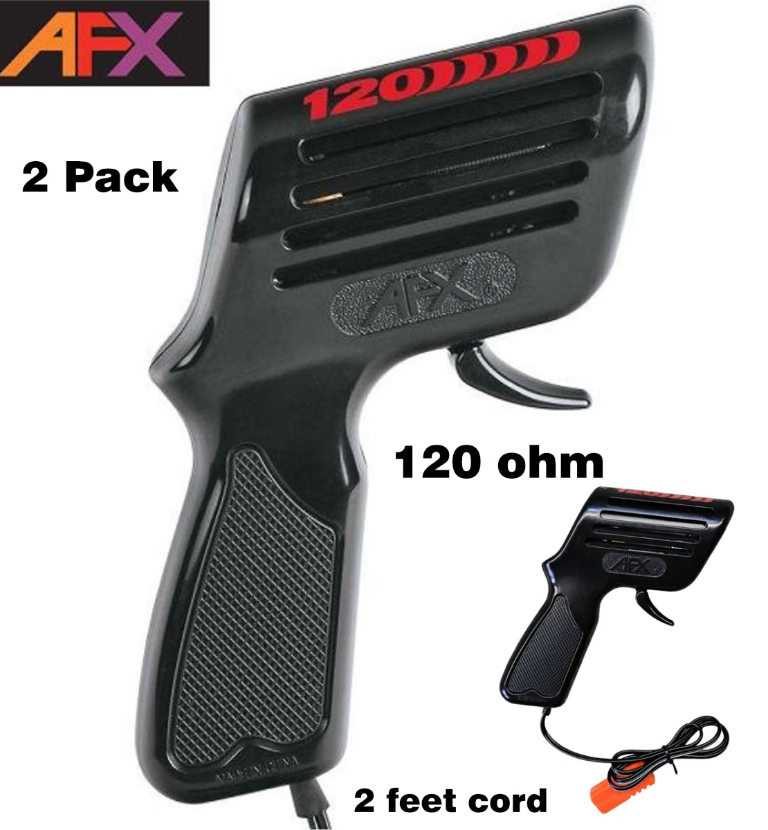 AFX 120 Ohm Hand Controller Foot Cord HO Slot Car Track Pack