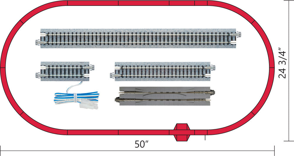 KATO 106-0048 N Scale Amtrak SC-44 Charger Pacific Surfliner Starter Set