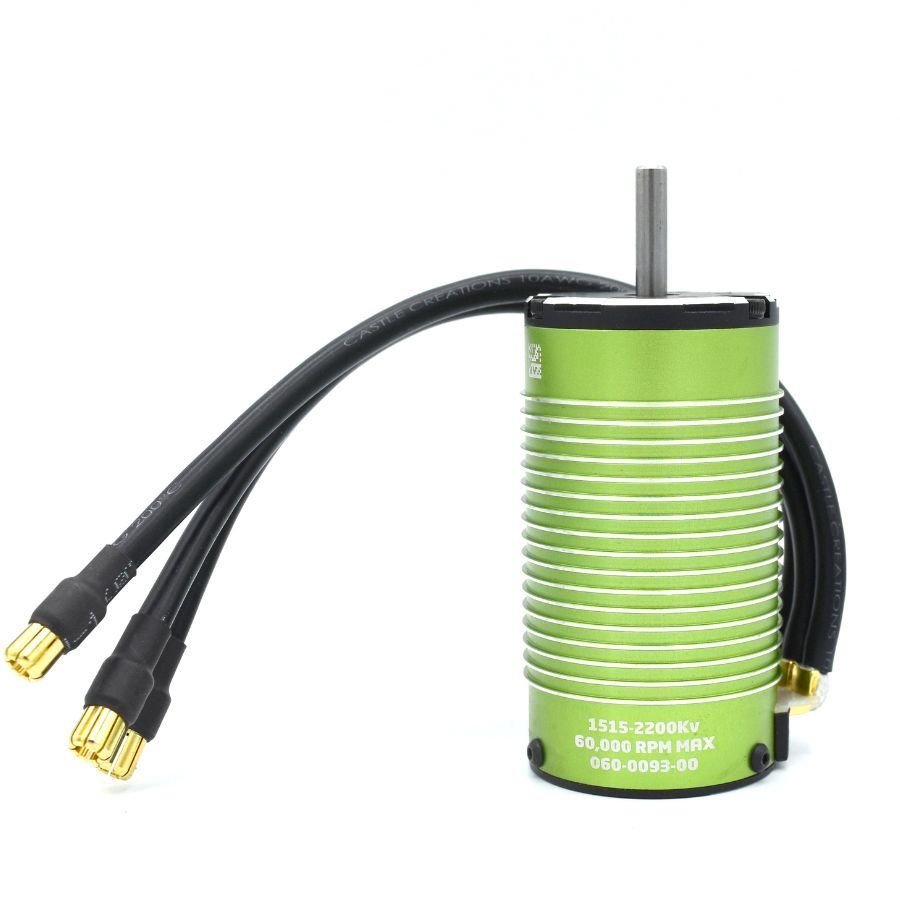 Castle Creations Motor, 4-Pole Sensored Brushless 1515-2200kv V2