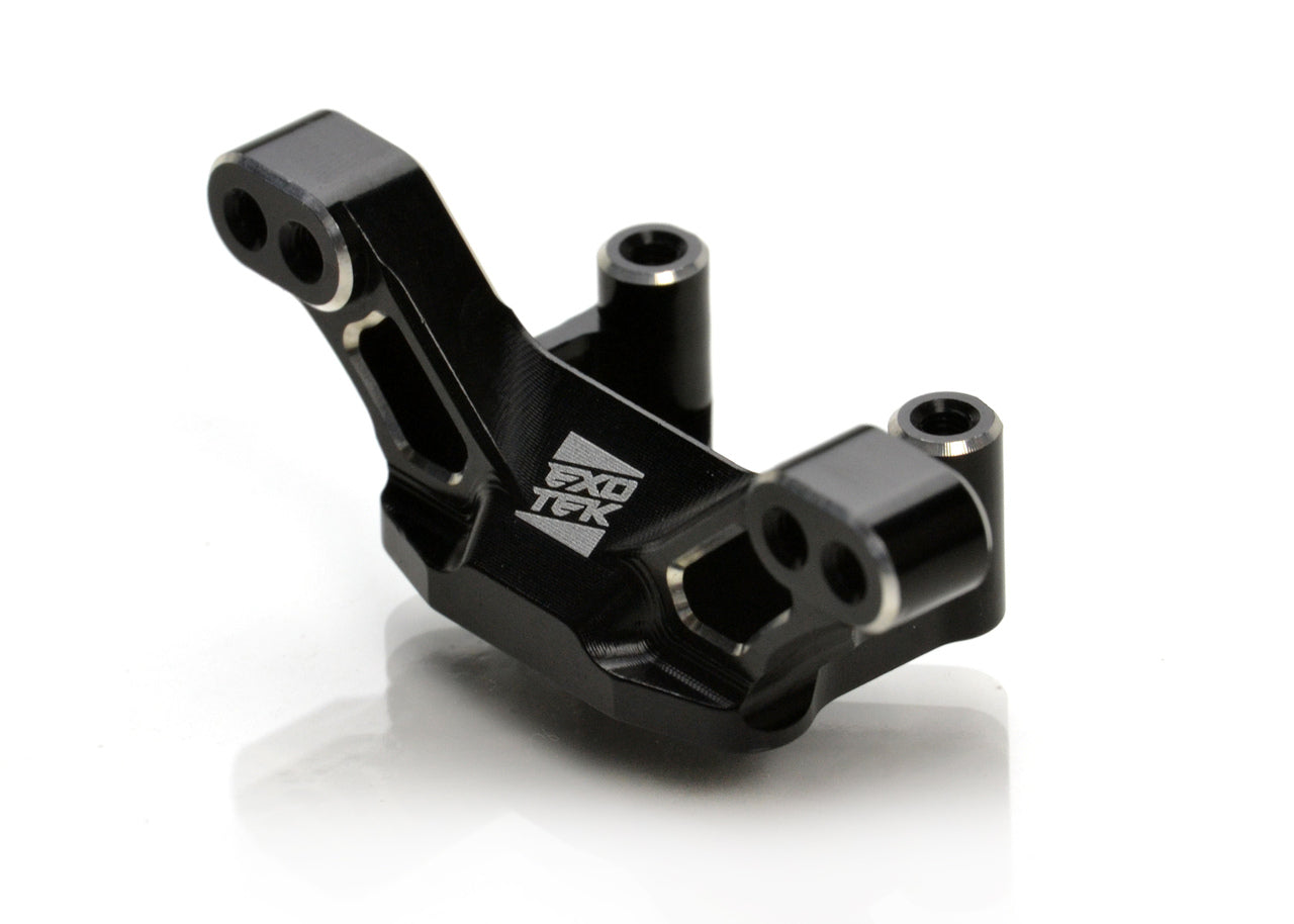 Exotek 2026 Losi 22S HD Front Camber Block, 7075 Black with Silver