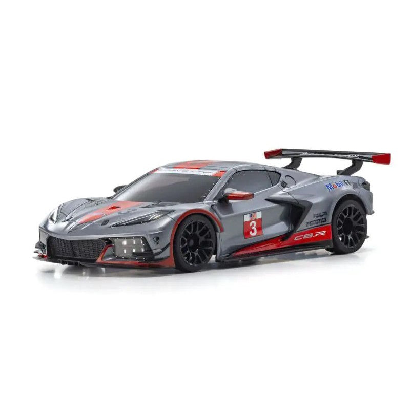 Kyosho 32356GMR MINI-Z RWD MR04 Chevrolet Corvette C8.R Gunmetal/Red