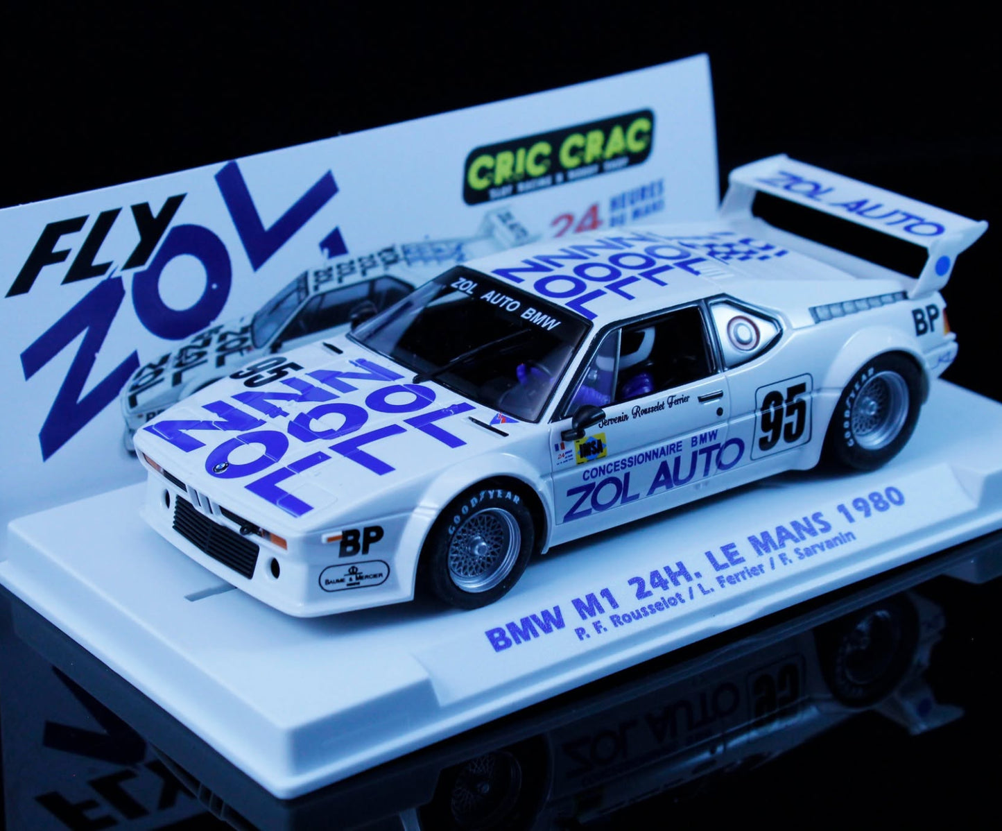 Fly A2112 BMW M1 #95 BMW Zol-Auto Le Mans 1980 1/32 Slot Car