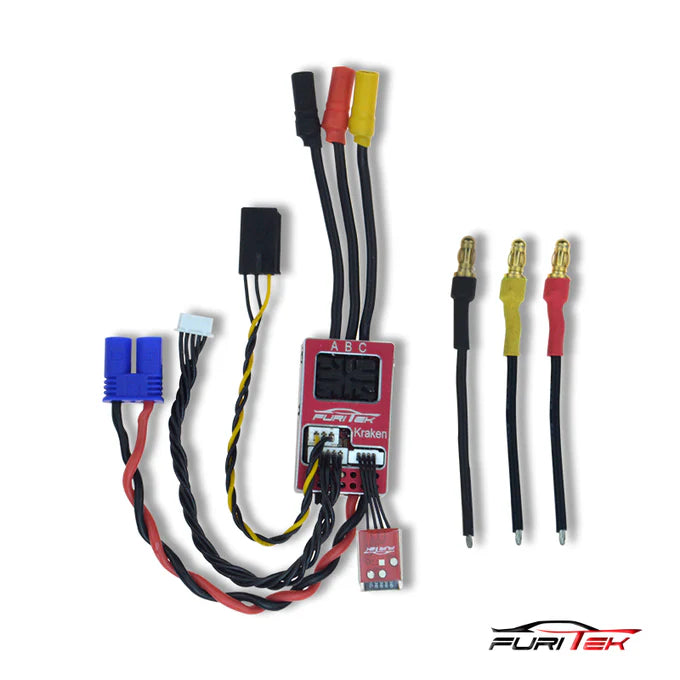 FURITEK SPEED CAT 30A/50A SENSORED ESC WITH WIRELESS APP COMBO FOR LOSI MINI-T/B AND JRX2/JRXT