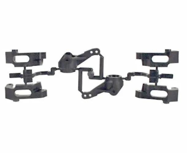 HPI A461 8 / 10° Caster Upright Set Plastic Black - PowerHobby